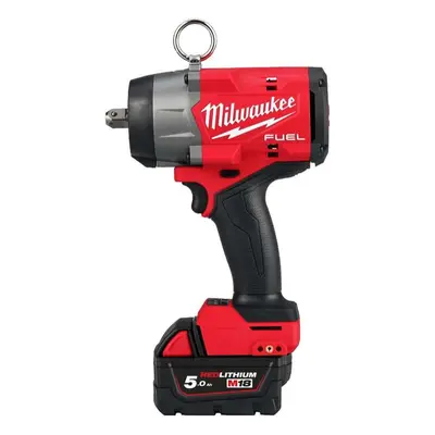 Aku rázový 1/2" utahovák Milwaukee M18FHIW2P12-502X s aretačním čepem (5,0 Ah) 4933492786 49334