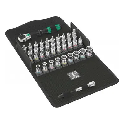 Wera 003755 Ráčnová sada Zyklop Speed 8100 SA All-in, upínací část 1/4", přidržovací funkce, me