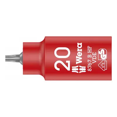 Wera 004920 Zástrčná bitová hlavice 3/8" Torx TX 20 typ 8767 B VDE HF Zyklop s přidržovací funkc