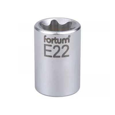 Fortum Hlavice nástrčná vnitřní TORX, 1/2", E 22, L 38mm, 61CrV5 4700704