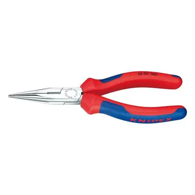 Půlkulaté kleště s břity pro radiotechniku 140 mm KNIPEX 25 05 140 - chromováno, vícesložkové ná