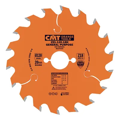 CMT Orange Tools CMT Orange Pilový kotouč pro elektronářadí univerzální - D184x2,6 d16 Z24 HW C2