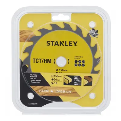 Pilový kotouč TCT/HM pro podélné řezy 150 x 20 mm, 18 zubů Stanley STA13010 STA13010