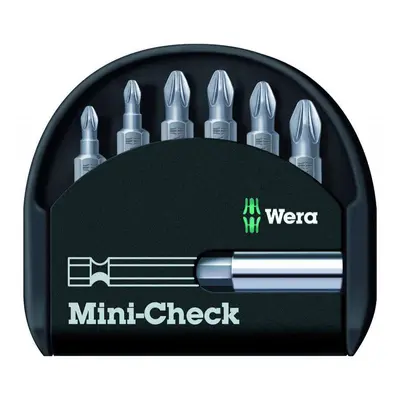 Wera 056296 Houževnaté bity Bit-Check 7 PZ Universal 1 s držákem 893/4/1 K (Sada 7 dílů) 0505629