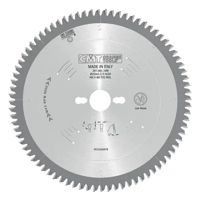 CMT Orange Tools CMT Pilový kotouč na lamino, plast a neželezné kovy - D250x3,2 d32 Z80 HW Odhlu