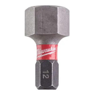 Šroubovací bit 1/4 Milwaukee Shockwave Šestihran 12 x 25 mm - 2 ks 4932430900