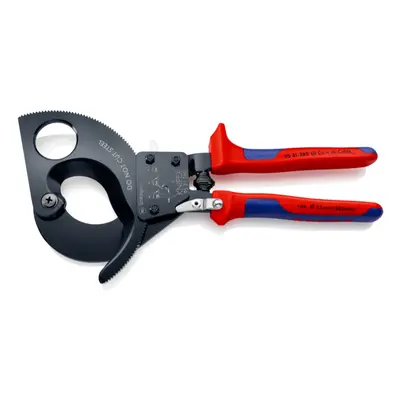 Kleště na kabely 280 mm KNIPEX 95 31 280 - leštěná hlava, plastové návleky 95 31 280