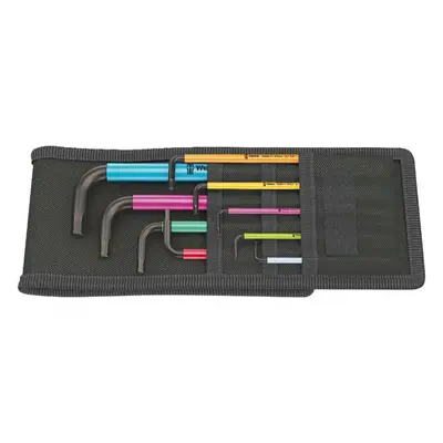 Wera 022639 Zástrčné klíče inbus 950/9 Hex-Plus Multicolour Imperial 1, palcové, BlackLaser (Sa