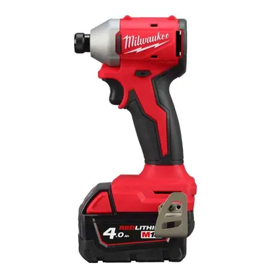 Kompaktní aku bezuhlíkový rázový utahovák M18™ Milwaukee M18 BLIDRC-402C (4,0 Ah) 4933492840