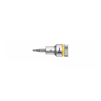 Wera 003820 Zástrčná bitová hlavice Zyklop 1/2" 6hran 4 mm 8740 C HF s přidržovací funkcí 050038