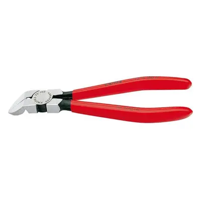 Boční štípací kleště na plasty v úhlu 45° 160 mm KNIPEX 72 11 160 - leštěná hlava, plastové návl