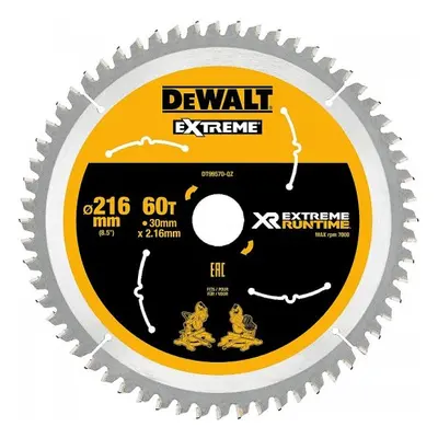 Pilový kotouč 216x30mm 60z DeWALT FLEXVOLT DT99570 DT99570