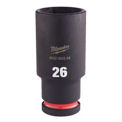 Nástrčná hlavice 1/2" Milwaukee Shockwave™ Impact Duty 26 mm, rázová, prodloužená 4932480344