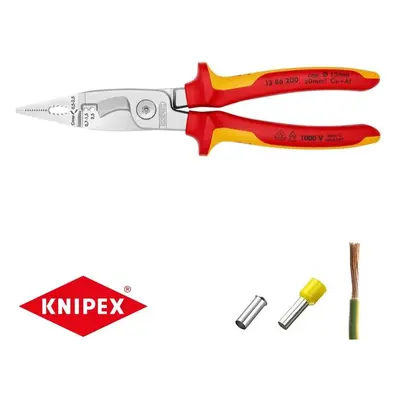 Univerzální elektroinstalační kleště 200 mm Knipex 13 86 200 13 86 200