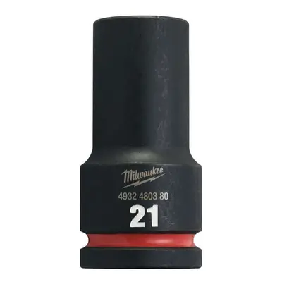 Průmyslová hlavice Milwaukee Shockwave™ Impact Duty 3/4" HEX 21 mm, dlouhá 4932480380