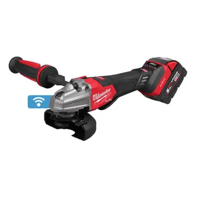 Aku úhlová bruska 125 mm Milwaukee M18 FSAGSVO125X-502X s kolébkovým spínačem, 2x Aku (18 V, 5,0