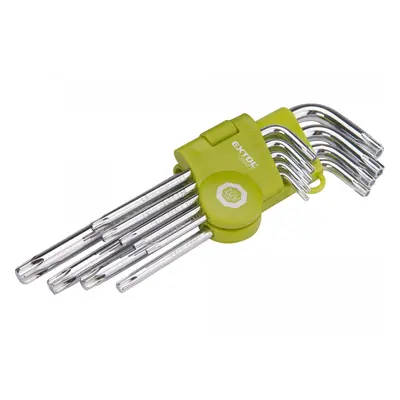 EXTOL CRAFT L-klíče TORX - 9ks 66011