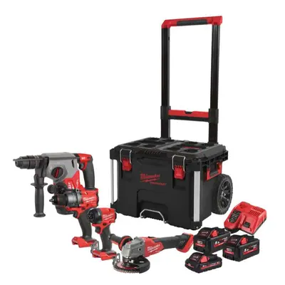 Sada aku nářadí Milwaukee M18FPP4E-555T, 4933492530 4933492530