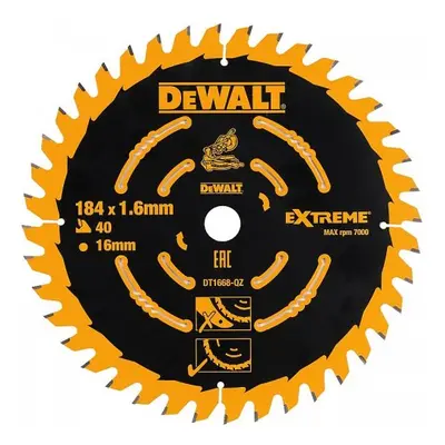 Pilový kotouč 184x16mm 40z ABT +7° DeWALT DT1668 DT1668