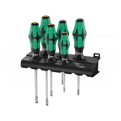 Wera 105656 Šroubováky Kraftform Plus Lasertip 334/355/6 Rack (Sada 6 ks a stojánek) 05105656001