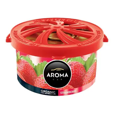 Osvěžovač AROMA CAR ORGANIC 40g STRAWBERRY amFAL918