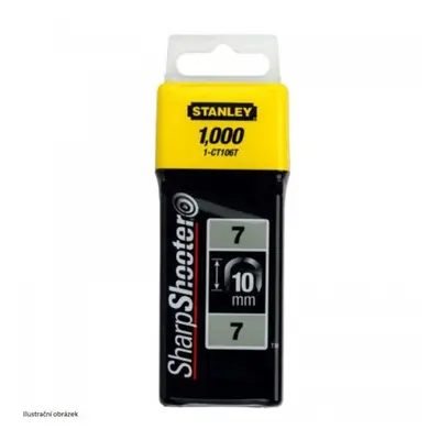 Sponky na kabely TYP 7 CT100, 10mm 1000ks Stanley 1-CT106T 1-CT106T