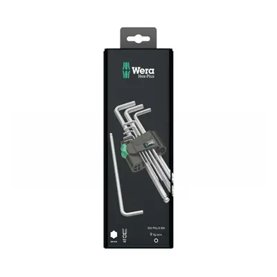 Wera 073391 Zástrčné klíče inbus 950/9 Hex-Plus 1 SB. Sada 9 ks chromované 05073391001