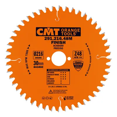 CMT Orange Tools CMT Orange Pilový kotouč pro elektronářadí univerzální - D225x2,8 d30 Z36 HW C2