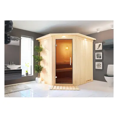 KARIBU HOLZTECHNIK Finská sauna KARIBU SIIRIN (71376) LG1913