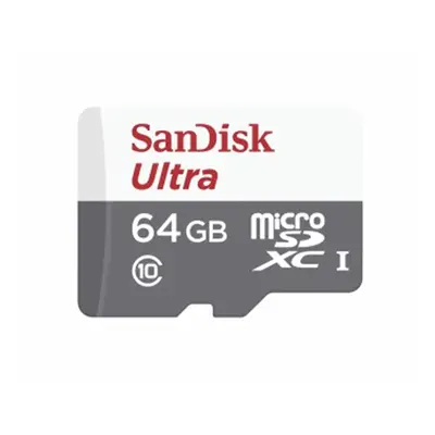 Paměťová karta SANDISK SDSQUNS-064G-GN3MN micro SDHC 64GB CL10 s adaptérem 08880235