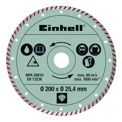 Einhell Kotouč diamantový turbo 200x25,4 mm 4301175