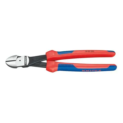 Silové boční štípací kleště 250 mm KNIPEX 74 02 250 - leštěná hlava, vícesložkové návleky 74 02 