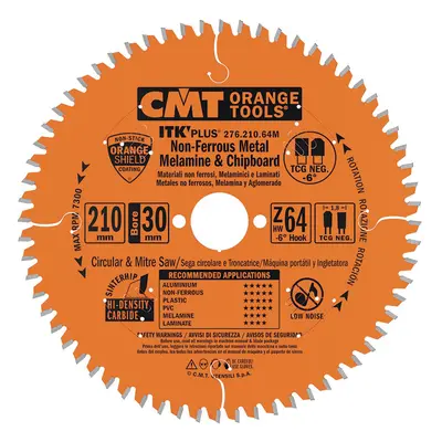 CMT Orange Tools CMT ITK Ultra tenký kotouč na lamino, plast a neželezné kovy - D300x2,8 d30 Z96