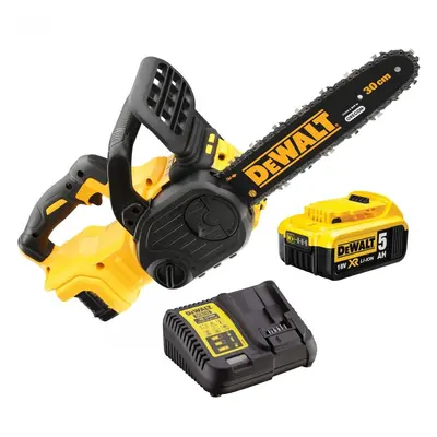 DCM565P1 Aku bezuhlíková řetězová pila 18V, 1x 5,0 Ah XR Li-Ion DeWALT DCM565P1