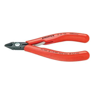 Boční štípací kleště pro elektroniku 125 mm KNIPEX 75 22 125 - leštěná hlava, vícesložkové návle