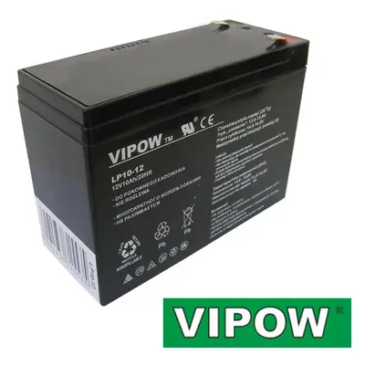 Baterie olověná 12V 10Ah VIPOW 04250087