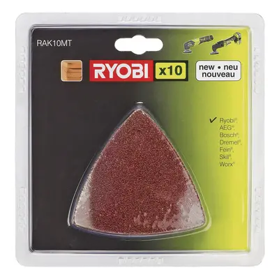 RYOBI RAK 10 MT - sada 10 ks brusných papírů k RMT 1801 M, RMT 1 5132002600