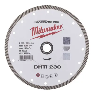 Diamantový rozbrusovací kotúč Milwaukee DHTI 230 mm - celoobvodový 4932492156