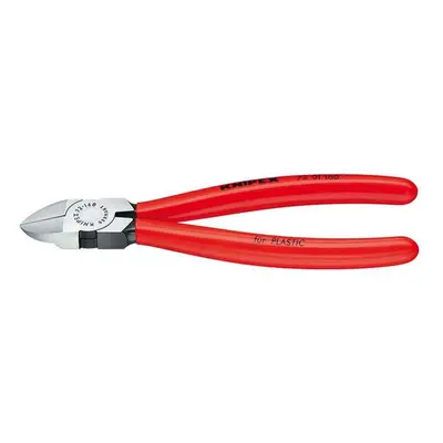 Boční štípací kleště na plasty 160 mm KNIPEX 72 01 160 - leštěná hlava, plastové návleky 72 01 1