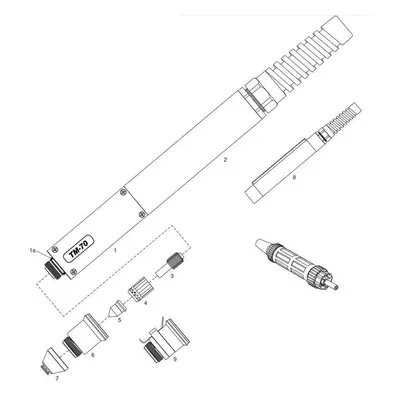 ALFA IN Hořák Plasma TM-70 8 m PEGAS 60, 101, 121 CNC 5932