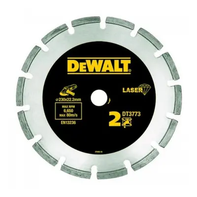 Dia kotouč Laser 2 na abrazivní materiály a beton 230x22,2mm DeWALT DT3773 DT3773