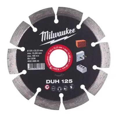 Milwaukee Diamantový kotouč DUH 125 x 22,2mm - 1ks 4932399540