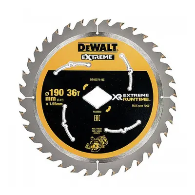 Pilový kotouč 190mm, 36 zubů pro aku pily DeWALT DT40271 DT40271