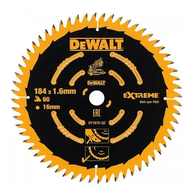 Pilový kotouč 184x16mm 60z ABT +7° DeWALT DT1670 DT1670