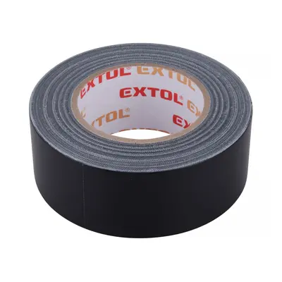 EXTOL PREMIUM Páska lepicí textilní/univerzální EXTOL, 50mm x 50m tl.0,18mm, černá 8856313