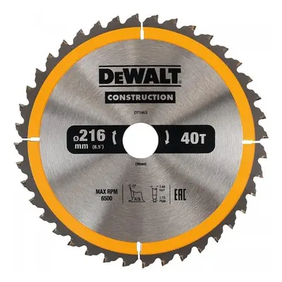 Pilový kotouč 216x30mm 40z ATB 5° DeWALT DT1953 DT1953