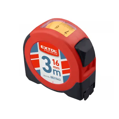 EXTOL PREMIUM Metr svinovací s odečítacím okénkem, 3m, š. pásku 16mm 8821043