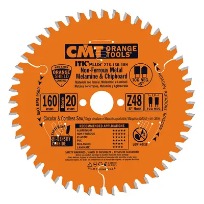 CMT Orange Tools CMT ITK Ultra tenký kotouč na lamino, plast a neželezné kovy - D165x1,8 d20 Z56