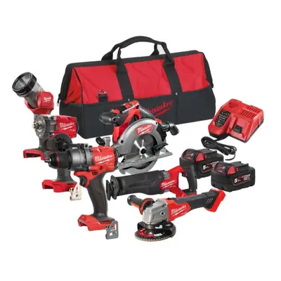 Sada aku nářadí Milwaukee M18FPP6F3-502B, 4933480875 4933480875