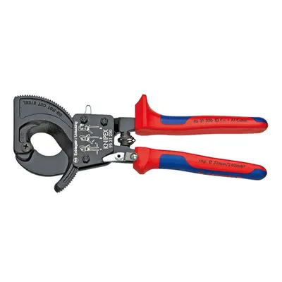 Kleště na kabely 250 mm KNIPEX 95 31 250 - leštěná hlava, plastové návleky 95 31 250